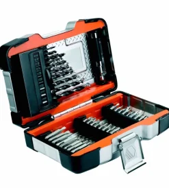 Black+Decker Set Valigette Con Accessori|Giftset 51 pezzi "a7158" forare avvitare