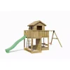 Discount Gioco per bambini da esterno "pluto" con casetta con finestra, altalena doppia e scivolo, 558x301x280 cm Giochi E Casette Bimbo