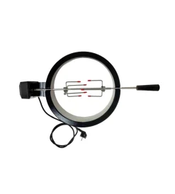 Kamado Bono Barbecue|Girarrosto elettrico per barbecue "grande" 64x64x12 cm