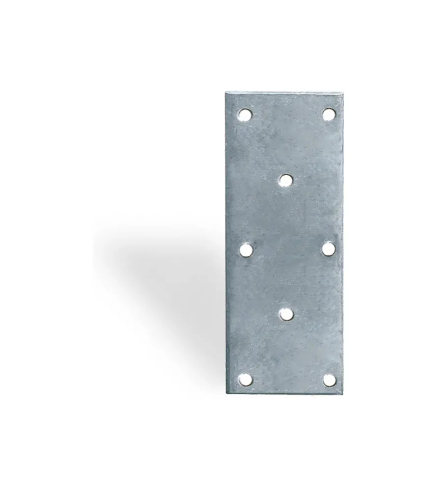 Ferramenta Per Esterno- Giunto a piastra forato, leggero 95 x 40 mm.