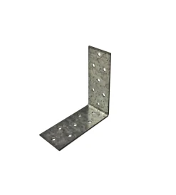 Ferramenta Per Esterno|Giunto ad angolo forato 80 x 140 x 40 mm.
