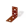 New Giunto ad angolo plastificato 50 x 50 x 35 mm. Ferramenta Per Esterno
