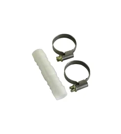 Giunzione per tubi + 2 fascette - 16 mm = 5/8” Ferramenta Per Esterno
