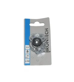 Sistemi Di Fissaggio- Golfare femmina con filetto metrico, zincati m6 - 2 pz.