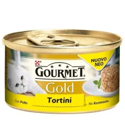 Alimenti Umido Gatto- Gourmet gold tortino di pollo - 85 gr