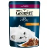 New Gourmet perle - alimento umido per gatto, filettini in salsa con anatra. Alimenti Umido Gatto