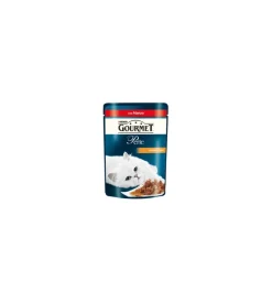 Alimenti Umido Gatto-Purina Gourmet perle - alimento umido per gatto, filettini in salsa con manzo.