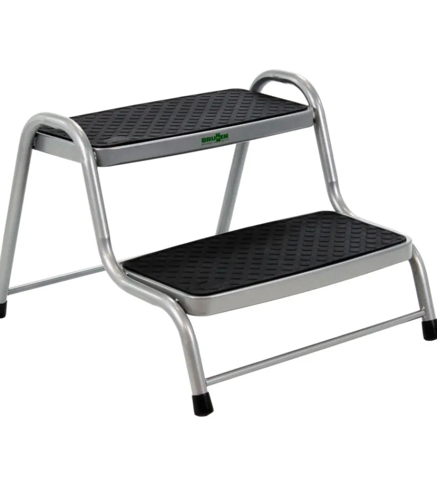 Brunner Campeggio|Gradino d'ingresso per veicoli "king step double xl" in acciaio, colore grigio