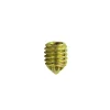 Ferramenta Per Mobili E Infissi- Grani per fissaggio maniglia m6 x 8 mm. in ferro zincato giallo 10 pz.
