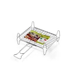 Ompagrill Barbecue|Graticola a rete con piedi, cm 27x37