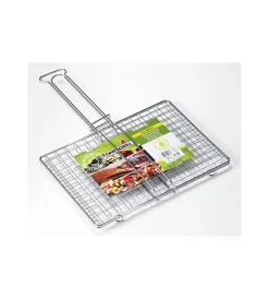 Ompagrill Barbecue|Graticola a rete senza piedi, per barbecue, dimensioni 40x45 cm