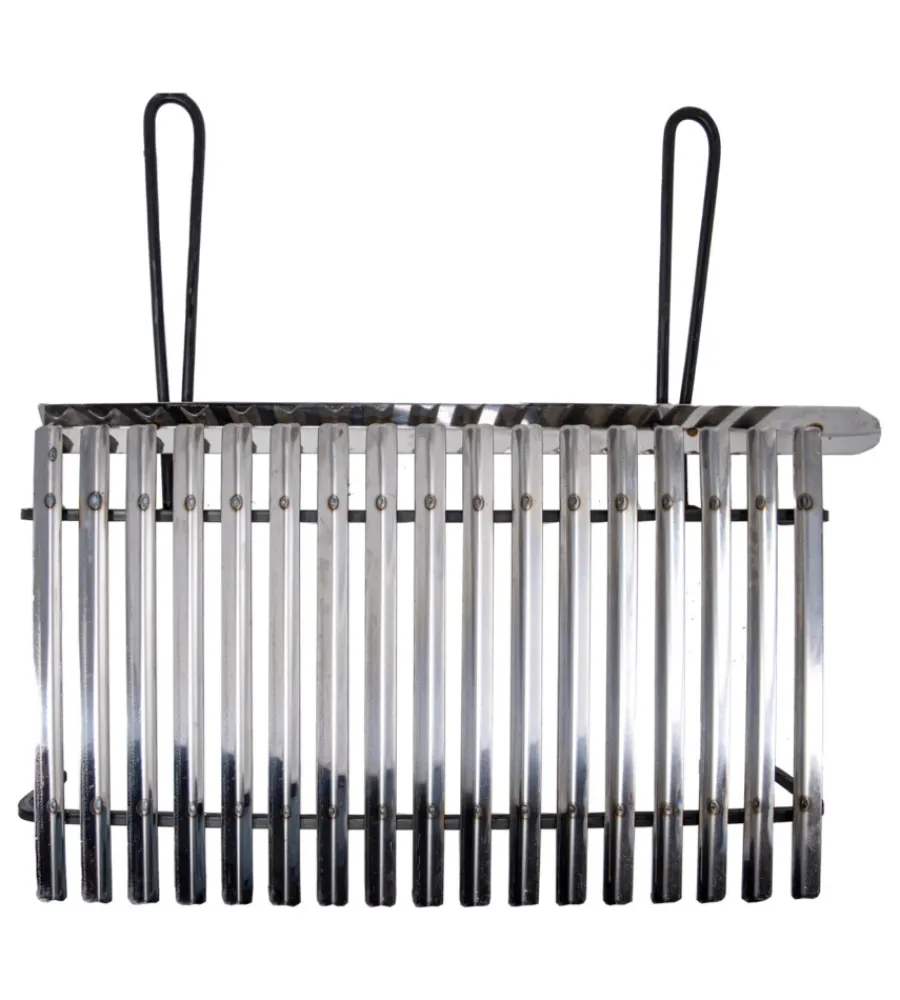 New Griglia per barbecue in acciaio 60x35 cm Barbecue