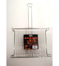 Barbecue- Griglia per barbecue "sj" in acciaio con piedini 45x35x72 cm