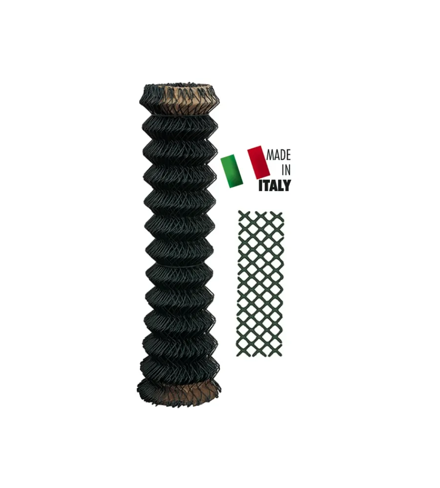 Clearance Griglia plasticata verde maglia 50x50 mm h.150 cm 20 mt Reti, Recizioni E Cancelli Per Giardino