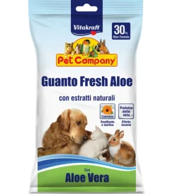 Vitakraft Cura Igiene|Guanto fresch aloe vera 30 pz -