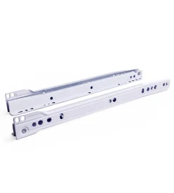 Ferramenta Per Mobili E Infissi|Guide per cassetti a rullino - 450 mm. - bianco