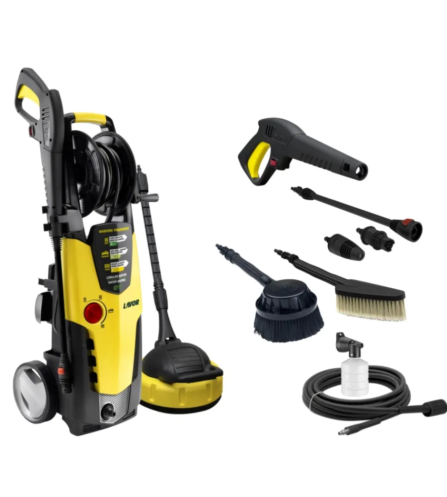Hot Idropulitrice elettrica a freddo multiaccessoriata "stm 160 wps" 160 bar 510 l/h 2500 w Idropulitrici