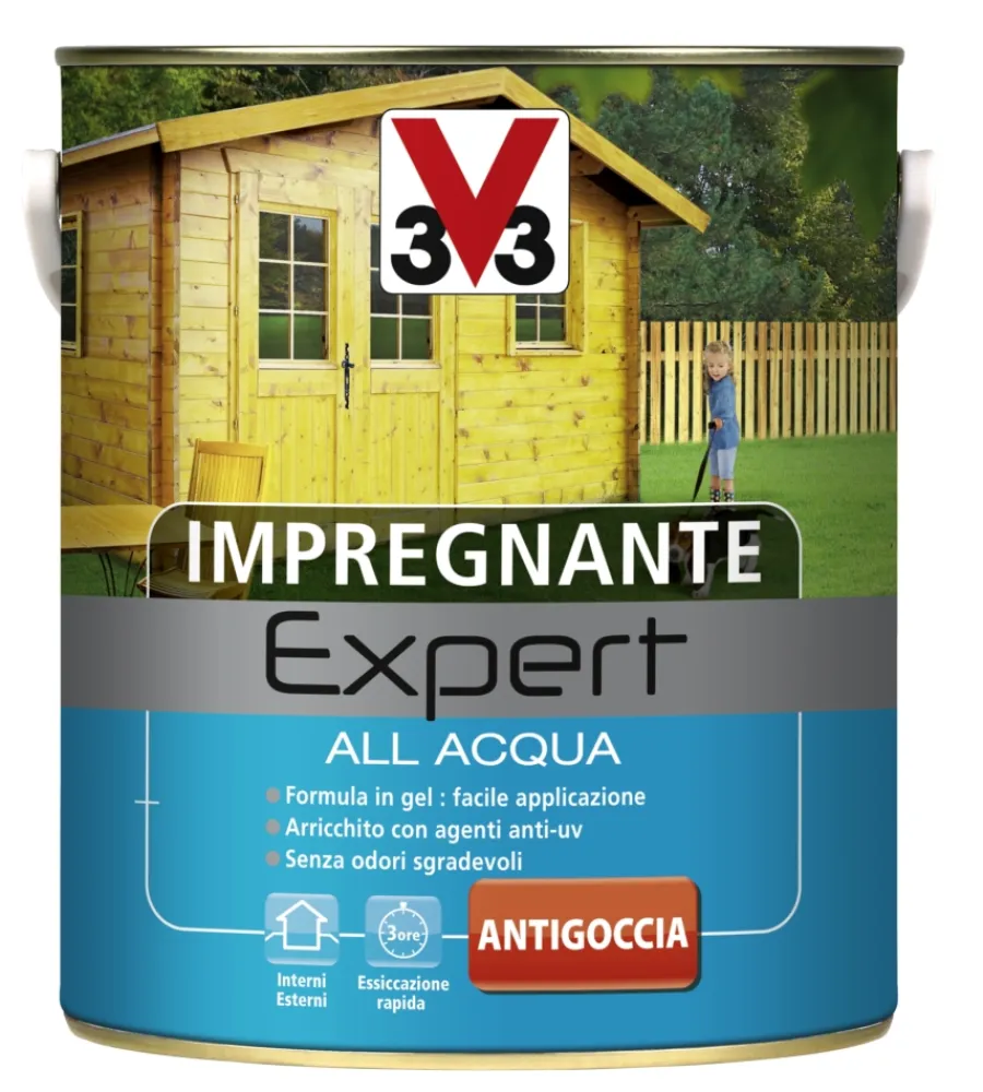 Impregnanti Legno-V33 Impregnante ad acqua "expert" incolore 2,5 litri