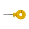 Hot Isolatore recinto elettrico per pali in legno giallo ø6 mm 100 pezzi Recinzione X Animali