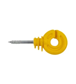 Hot Isolatore recinto elettrico per pali in legno giallo ø6 mm 100 pezzi Recinzione X Animali