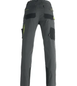 Pantaloni|Pantaloni-Kapriol pantalone da lavoro "dynamic piastrellista grgio/nero, tg l