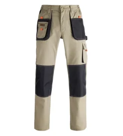 Pantaloni|Pantaloni-Kapriol pantalone da lavoro "smart" beige, tg xxl