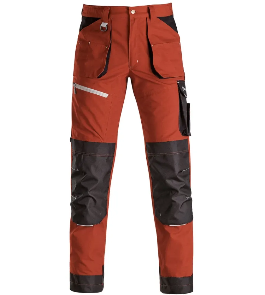 Kapriol Pantaloni|Pantaloni|pantalone da lavoro "dynamic" artigiano ruggine/nero, tg l