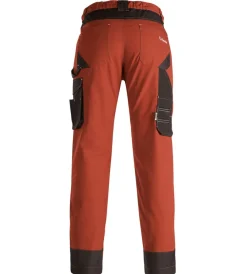 Kapriol Pantaloni|Pantaloni|pantalone da lavoro "dynamic" artigiano ruggine/nero, tg l