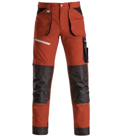 Kapriol Pantaloni|Pantaloni|pantalone da lavoro "dynamic" artigiano ruggine/nero, tg s