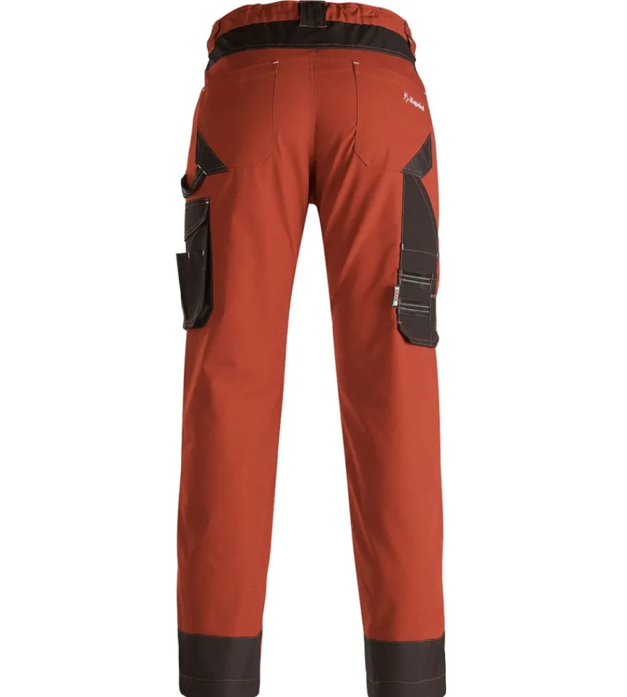 Kapriol Pantaloni|Pantaloni|pantalone da lavoro "dynamic" artigiano ruggine/nero, tg s