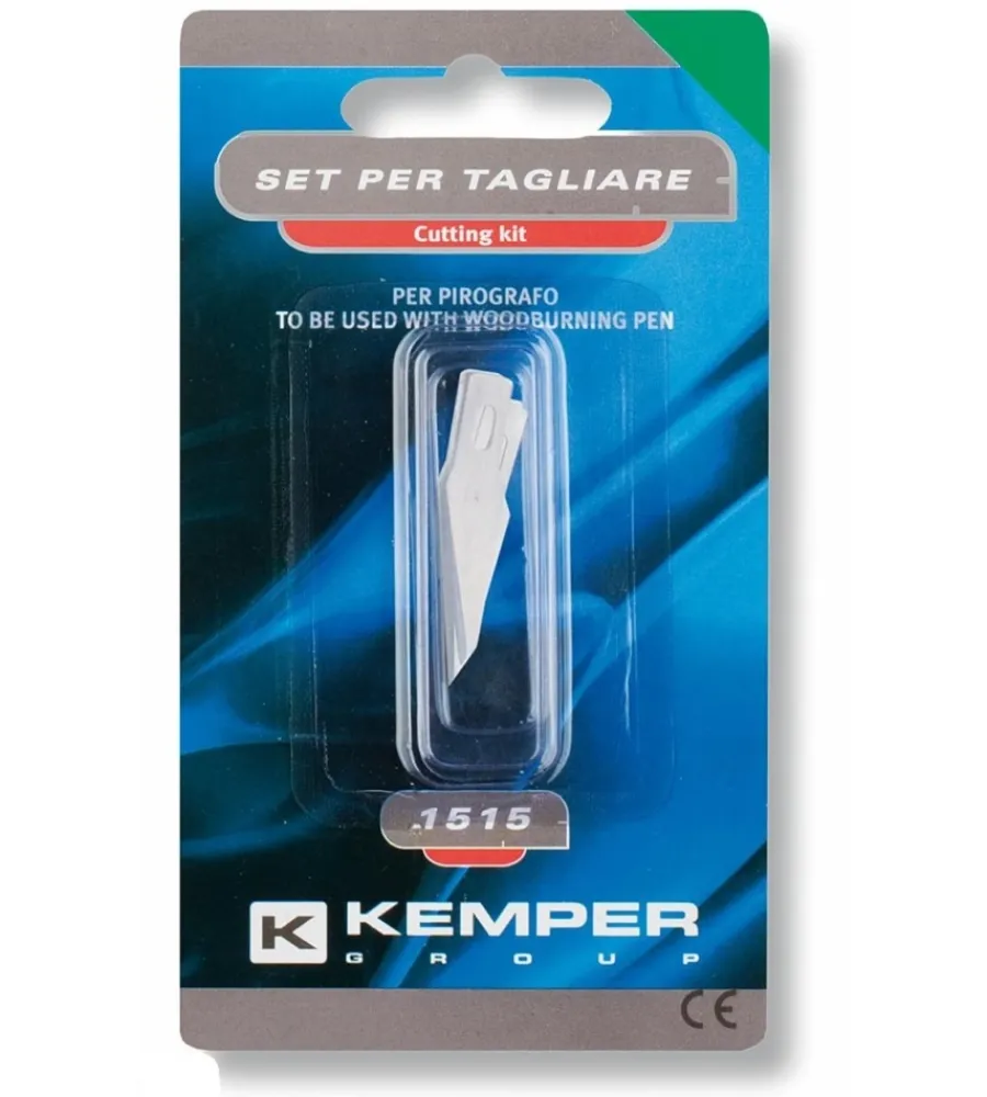 Saldatrici-Kemper set 6 lame per tagliare con pirografo