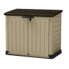 Contenitori Da Esterno-Keter - porta attrezzi multiuso in resina "store it out max" - 1200 lt 145.5x82x125 cm beige