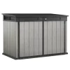 Contenitori Da Esterno-Keter - porta attrezzi multiuso in resina "grande store" - 2020 lt 190.5x109.3x132.5 cm grigio