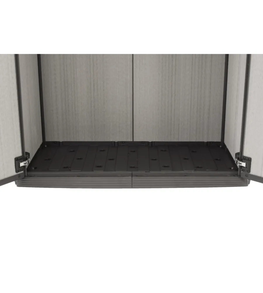 Keter Contenitori Da Esterno|- porta attrezzi multiuso in resina "patio store" - 1000 lt 139.5x77x120 cm grigio