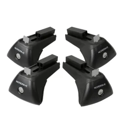 New Kit 4 piedi per barre in alluminio in-rail kit alu  n20022 Portaggio