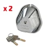 Lampa Garage E Manutenzione|Kit 2 serrature aggiuntive per porte veicoli commerciali "vigilant" - 65412