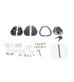 Lampa Garage E Manutenzione|Kit 2 serrature aggiuntive per porte veicoli commerciali 