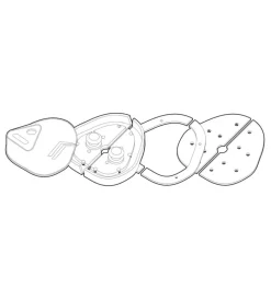 Lampa Garage E Manutenzione|Kit 2 serrature aggiuntive per porte veicoli commerciali 