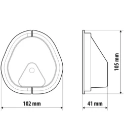Lampa Garage E Manutenzione|Kit 2 serrature aggiuntive per porte veicoli commerciali 
