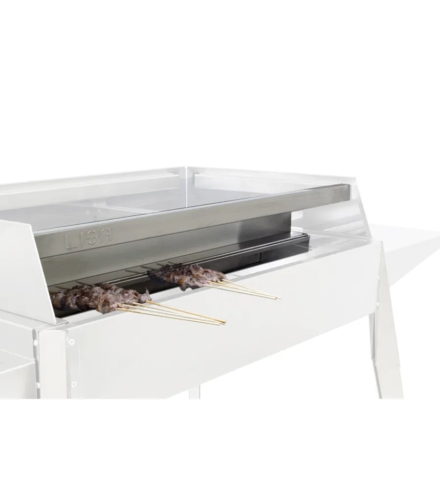 Barbecue-Lisa Kit arrosticini per barbecue a carbone etna -