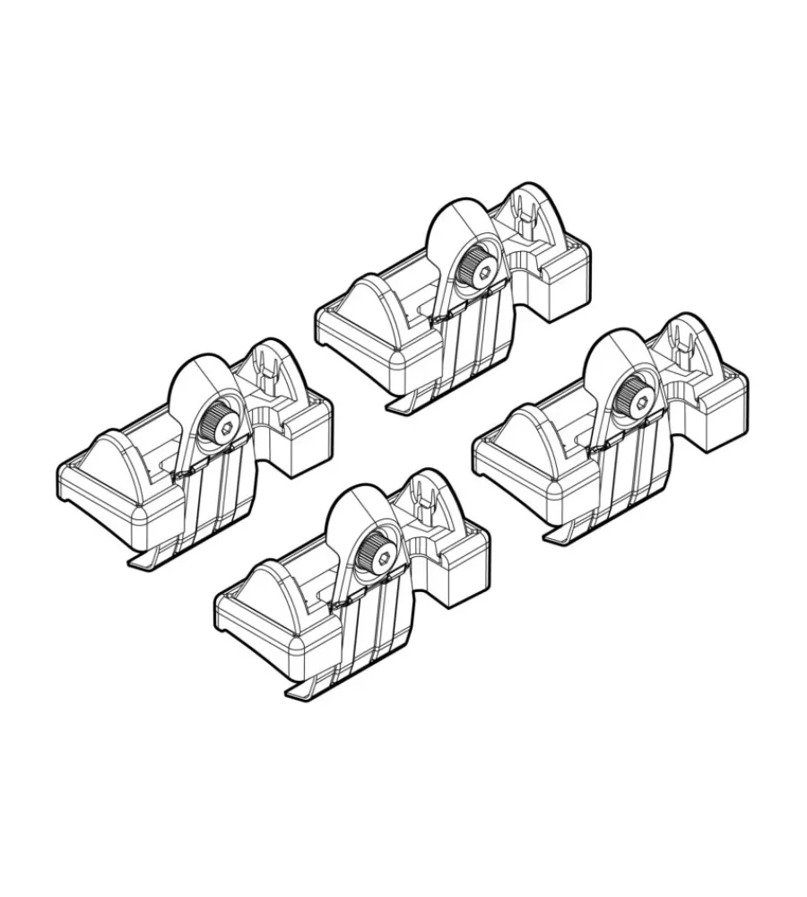 Portaggio-Nordrive Kit attacchi per barre auto portatutto seat altea 4d 04/04>, toledo 01/05>08 n21045