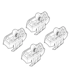 Nordrive Portaggio|Kit attacchi per barre auto portatutto mazda 2 5p 15>  n21173