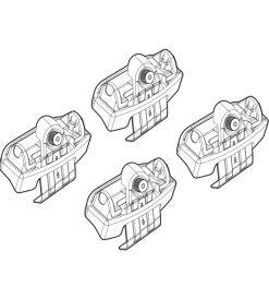 Portaggio-Nordrive Kit attacchi per barre auto portatutto toyota verso 09>  n21201