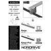 Nordrive Portaggio|Kit attacchi per barre auto portatutto renault master 98>, opel movano 98>,n  n30123