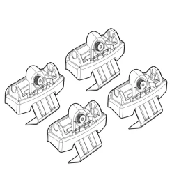 Portaggio-Nordrive Kit attacchi per barre auto portatutto ford focus 5p 03/11><noscript><img width=