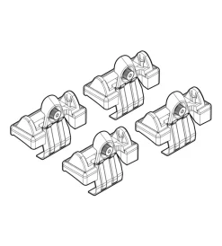 Best Kit attacchi per barre auto portatutto toyota corolla verso 01/02>03/04  n21009 Portaggio