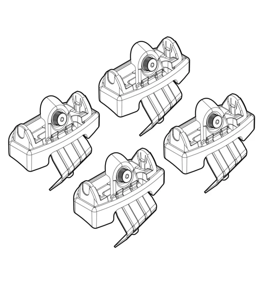 Portaggio-Nordrive Kit attacchi per barre auto portatutto alfa giulietta 04/10- n21101