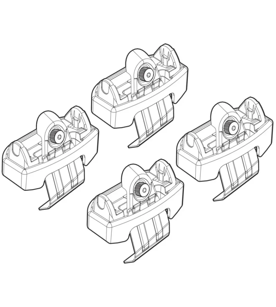 Portaggio-Nordrive Kit attacchi per barre auto portatutto mazda 6 4p 13> n21195