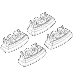Nordrive Portaggio|Kit attacchi per barre auto portatutto mazda cx-7 06/07>12/12  n21153