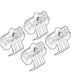 Nordrive Portaggio|Kit attacchi per barre auto portatutto citroen c4 picasso 06/13>  n21157